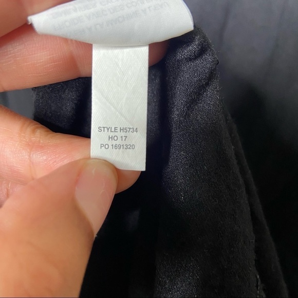 J Crew Long Sleeve Black Swingy Dress XS - Picture 5 of 5